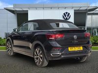 Used VW T-Roc Cabriolet R-line 150 HP (110 kW) 2021 Black Cabriolet