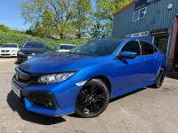 Used Honda Civic EX 2019 Blue Hatchback