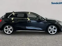 Used Audi A3 S-Line 110 HP (80 kW) 2024 Black Hatchback