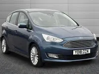 Begagnad Ford C-MAX Titanium 125 HK (91 kW) 2018 Blå Minibuss