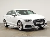 Used Audi A3 S-Line 150 HP (110 kW) 2018 White Sedan