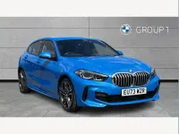 Used BMW 118 M Sport 136 HP (100 kW) 2023 Blue Hatchback