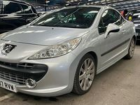 Used Peugeot 207 GTi 120 HP (88 kW) 2007 Silver Cabriolet