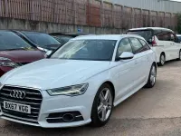Used Audi A6 S-Line 252 HP (185 kW) 2017 White Estate