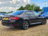 Used Skoda Superb SportLine 190 HP (139 kW) 2018 Black Hatchback
