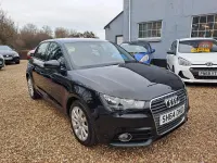 Begagnad Audi A1 Sportback Sport 105 HK (77 kW) 2014 Svart Halvkombi