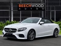 Used Mercedes E220 AMG line 194 HP (142 kW) 2018 White Cabriolet