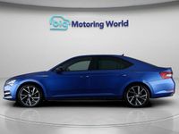 Used Skoda Superb SportlinePlus 218 HP (160 kW) 2023 Blue Hatchback