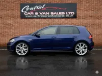 Used VW Golf VII GTD 184 HP (135 kW) 2018 Blue Hatchback