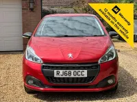 Used Peugeot 208 GT-line 108 HP (79 kW) 2018 Red Hatchback