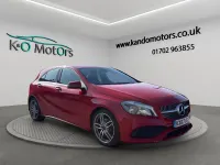 Used Mercedes A160 AMG line 102 HP (75 kW) 2017 Red Hatchback