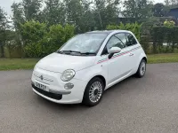 Used Fiat 500 Lounge 85 HP (62 kW) 2011 White Hatchback