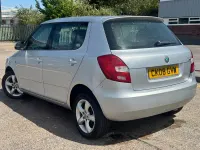 Used Skoda Fabia Drive 80 HP (58 kW) 2008 Silver Hatchback