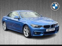 Used BMW 430 Cabriolet M Sport 252 HP (185 kW) 2017 Blue Cabriolet