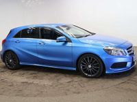 Used Mercedes A220 AMG 170 HP (125 kW) 2015 Blue Hatchback