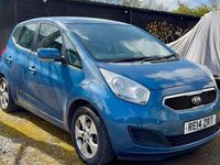 Used Kia Venga 90 HP (66 kW) 2014 Blue Hatchback
