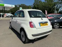 Used Fiat 500 Lounge 69 HP (50 kW) 2010 White Hatchback