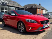 Used Volvo V40 R-Design 2014 Red Hatchback