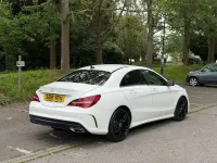 Used Mercedes CLA180 AMG line 2018 White Sedan