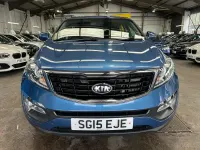Used Kia Sportage 116 HP (85 kW) 2015 Blue SUV