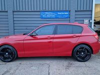 Used BMW 116 Sport Line 2014 Red Hatchback
