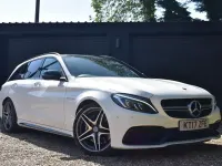Begagnad Mercedes C63 AMG Premium 2017 Vit Kombi