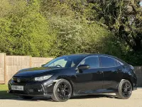 Begagnad Honda Civic SR 120 HK (88 kW) 2018 Svart Halvkombi