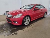 Used Mercedes E350 2010 Red Coupe