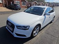 Used Audi A4 2013 White Sedan
