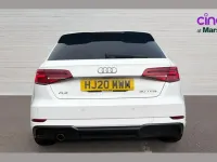 Used Audi A3 Black Edition 116 HP (85 kW) 2020 White Sedan