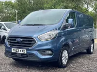 Used Ford Transit Custom Limited 130 HP (95 kW) 2022 Blue Van