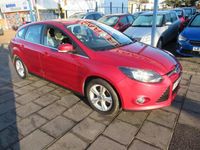 Used Ford Focus Zetec 2013 Red Hatchback