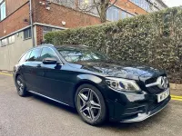 Used Mercedes C220 AMG Line Premium 194 HP (142 kW) 2019 Black Estate