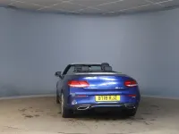 Used Mercedes C220 AMG line 2018 Blue Cabriolet