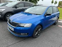 Used Skoda Rapid Sport 110 HP (80 kW) 2018 Blue Hatchback
