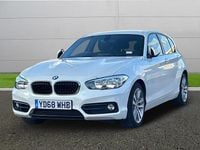 Used BMW 118 Sport Line 2018 White Hatchback