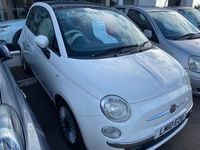 Used Fiat 500 Lounge 69 HP (50 kW) 2010 White Hatchback
