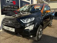 Used Ford Ecosport ST-Line 125 HP (91 kW) 2019 Black SUV