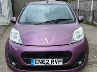 Used Peugeot 107 Active 68 HP (50 kW) 2013 Purple Hatchback