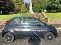 Used Fiat 500 Pop 69 HP (50 kW) 2012 Black Cabriolet