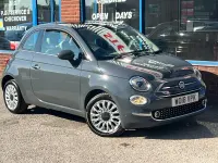 Used Fiat 500 Lounge 69 HP (50 kW) 2018 Grey Hatchback