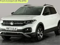 Used VW T-Cross Black Edition 110 HP (80 kW) 2023 White SUV