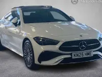 Used Mercedes CLE300 AMG line 313 HP (230 kW) 2025 White Coupe
