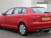 Used Audi A3 Sportback 2010 Red Hatchback