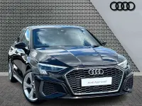 Used Audi A3 S-Line 150 HP (110 kW) 2023 Black Sedan