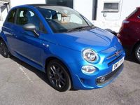 Used Fiat 500C S 69 HP (50 kW) 2017 Blue Cabriolet
