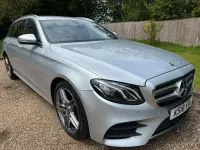 Used Mercedes E220 AMG line 191 HP (140 kW) 2018 Silver Estate
