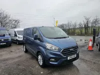 Used Ford Transit Custom Limited 130 HP (95 kW) 2018 Blue Van