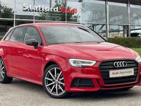 Used Audi A3 Black Edition 147 HP (108 kW) 2020 Red Hatchback