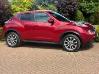 Used Nissan Juke Tekna 110 HP (80 kW) 2016 Red SUV